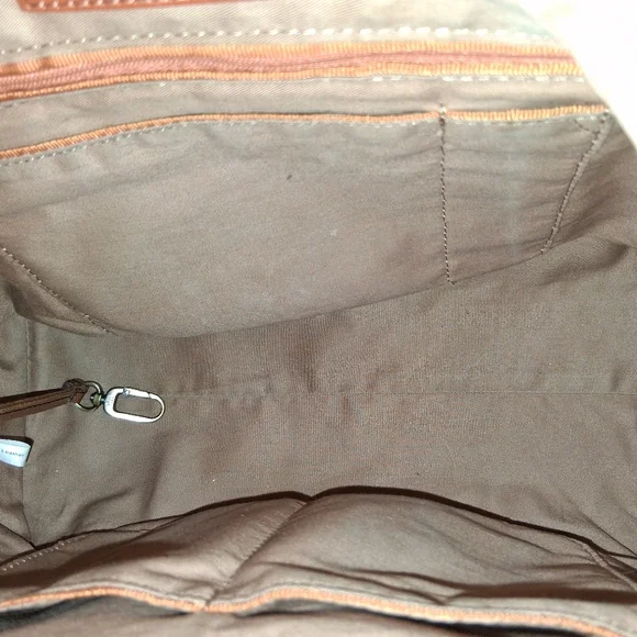 HOBO Sheila Medium Leather Satchel Tote with Detachable Strap In Truffle Brown - Picture 3 of 8